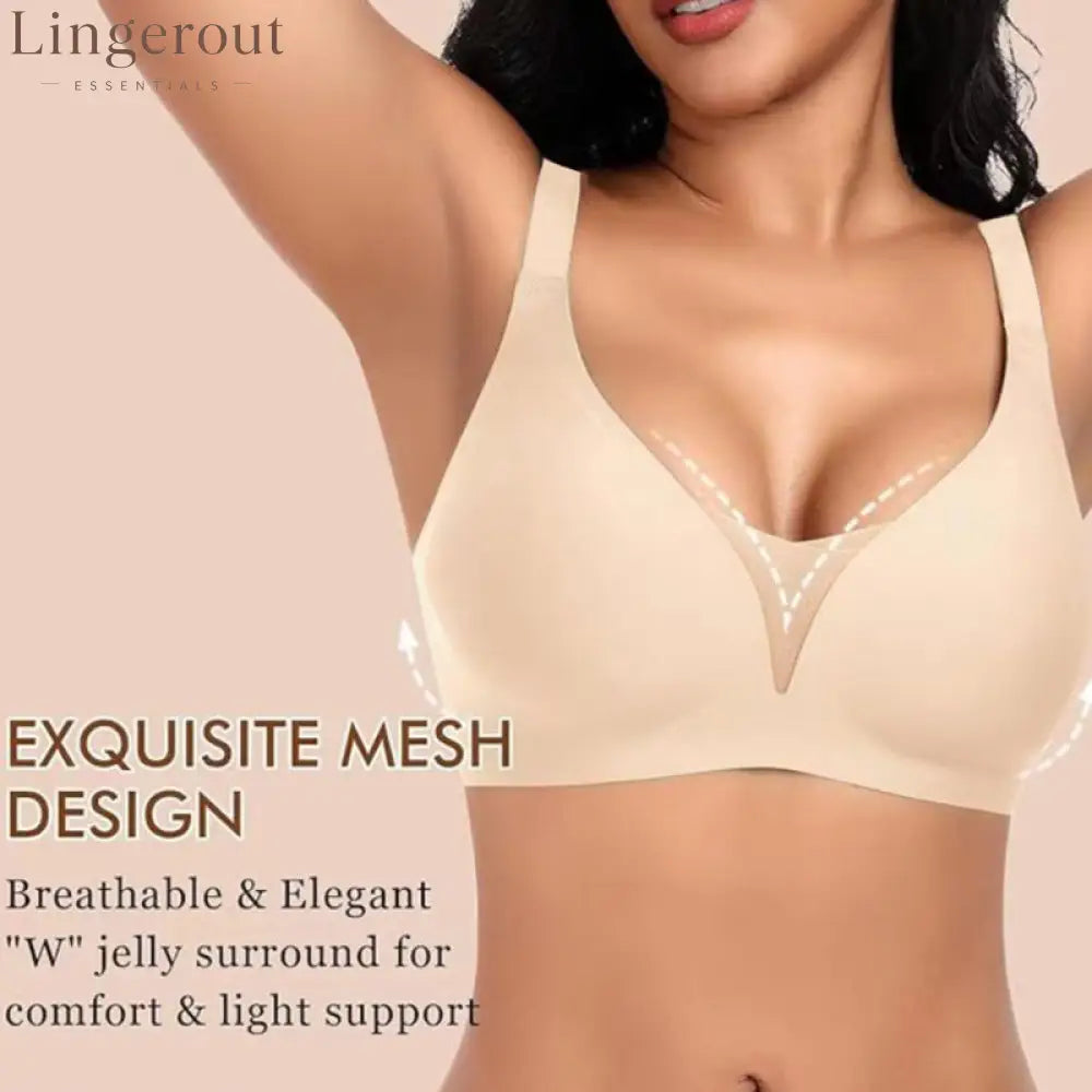 Women Smooth Wireless Daily Bra Lightweight No Underwire Underwear